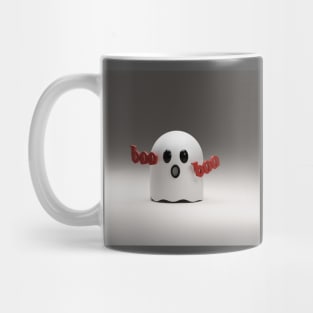 3d rendered cute ghost perfect for halloween design project Mug